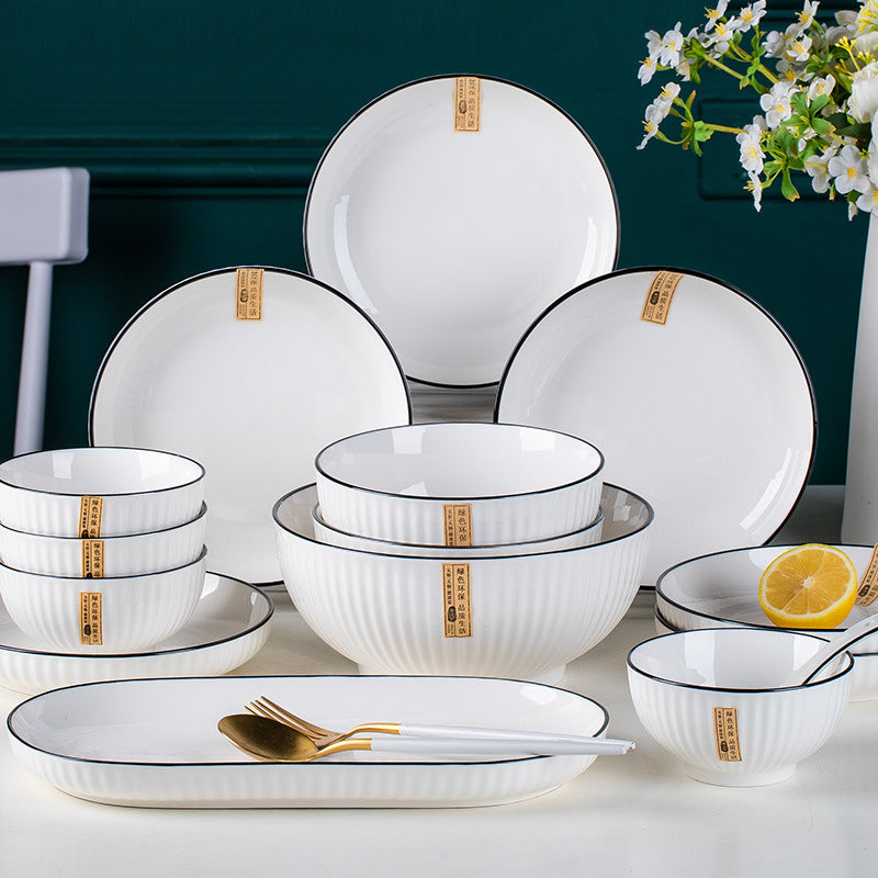 YAMADA Japanese Style Premium Ceramic Dinnerware Set ANJU