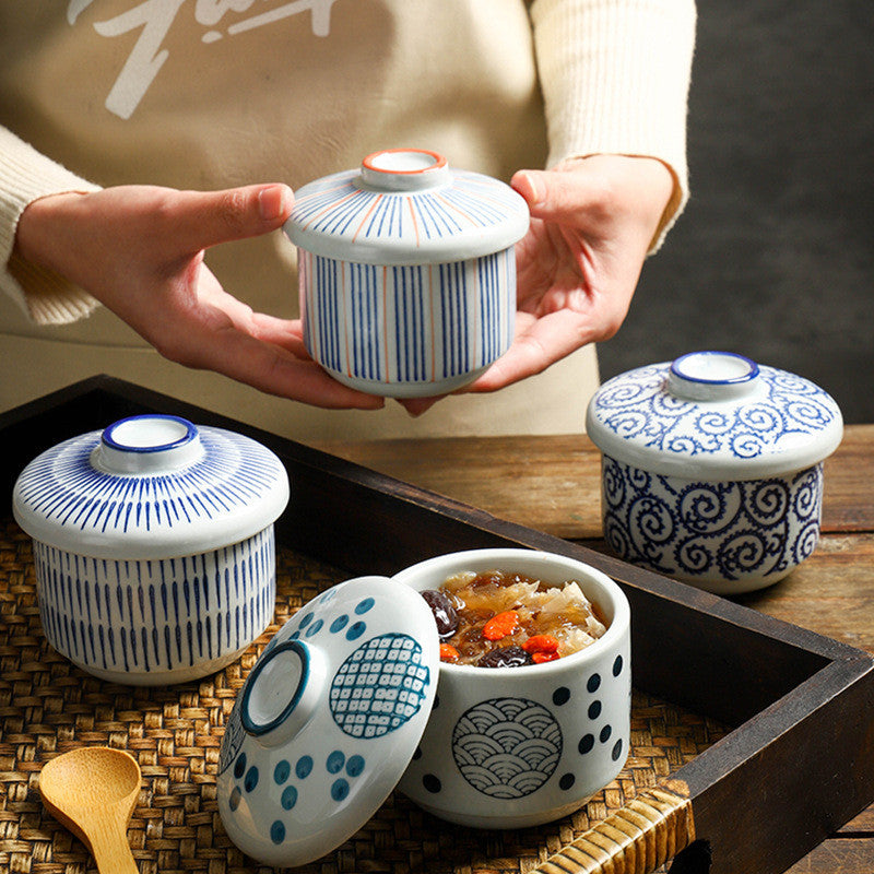 Japanese Style Chawanmushi Ceramic Egg Bowl
