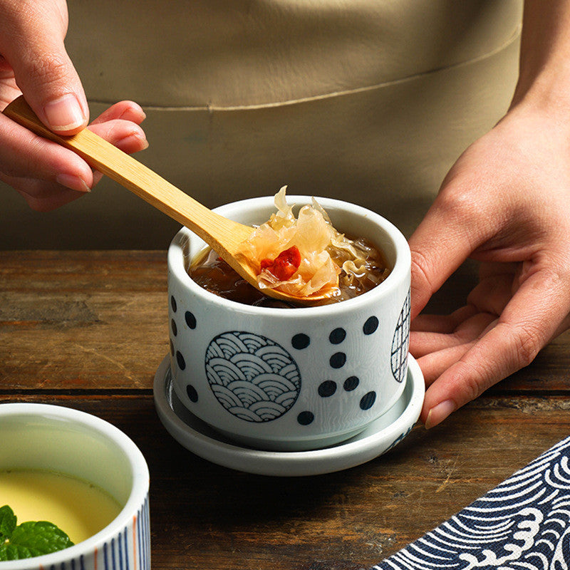 Japanese Style Chawanmushi Ceramic Egg Bowl