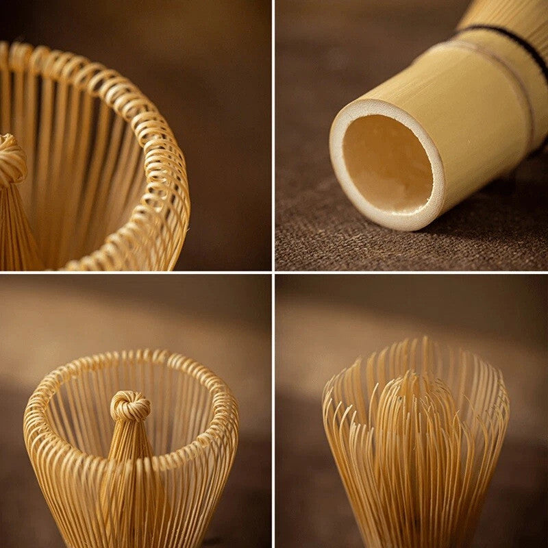 1PC Bamboo Chasen Japanese Matcha Whisk Brush Tool For Green Tea Powder