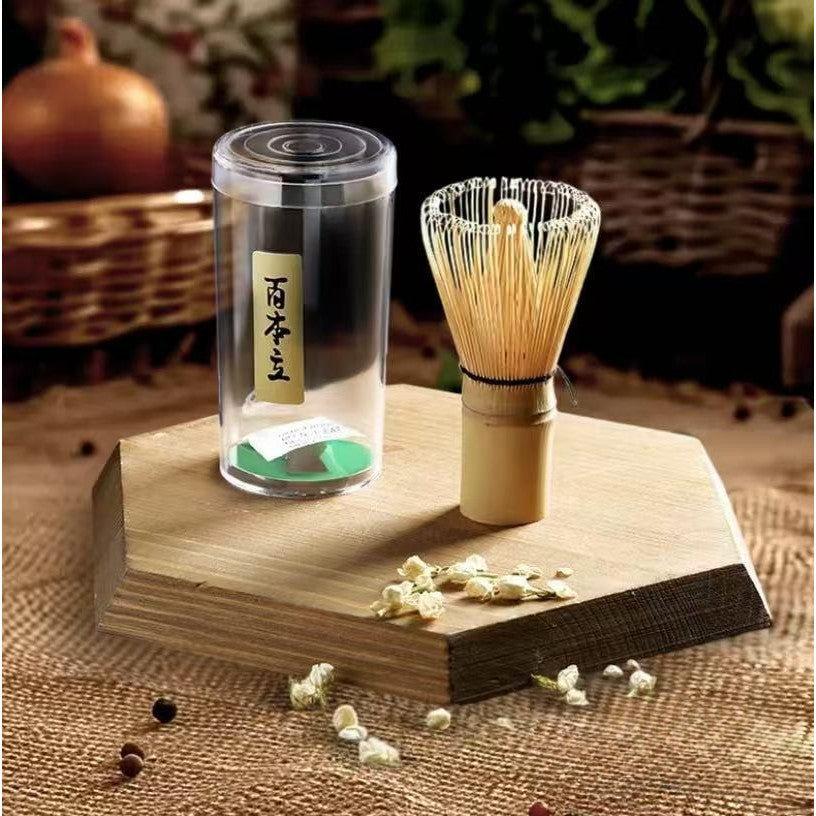 1PC Bamboo Chasen Japanese Matcha Whisk Brush Tool For Green Tea Powder