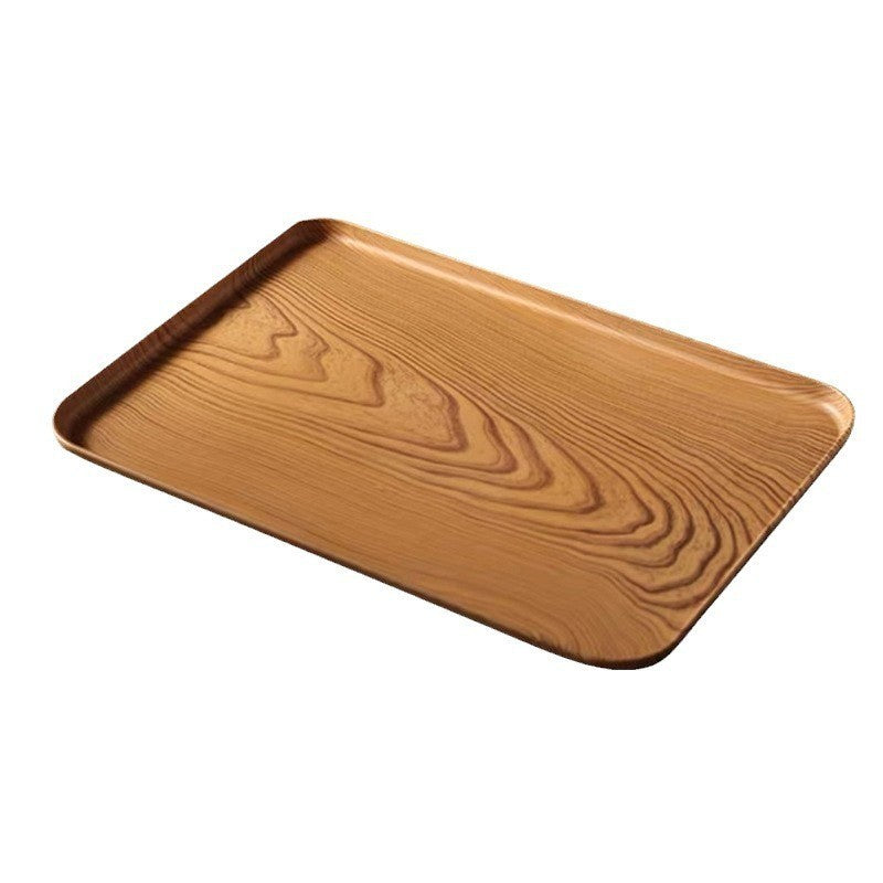 Thicken Bamboo Serving Food Tray Tea Tray Wooden Tray Zen Decoration Japanese Style Tray Fruit Platters Dinner Plate木质托盘