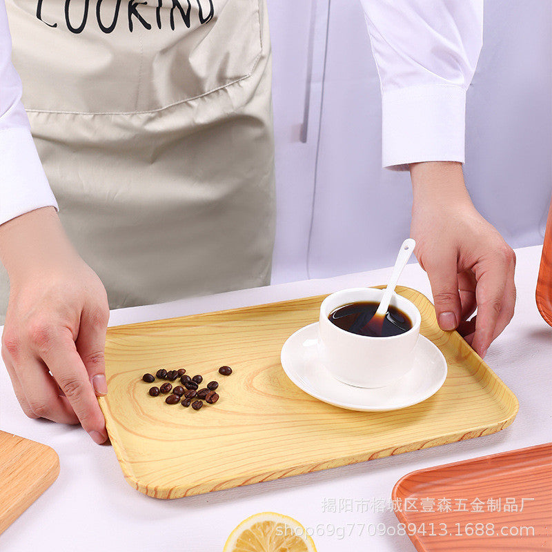 Thicken Bamboo Serving Food Tray Tea Tray Wooden Tray Zen Decoration Japanese Style Tray Fruit Platters Dinner Plate木质托盘