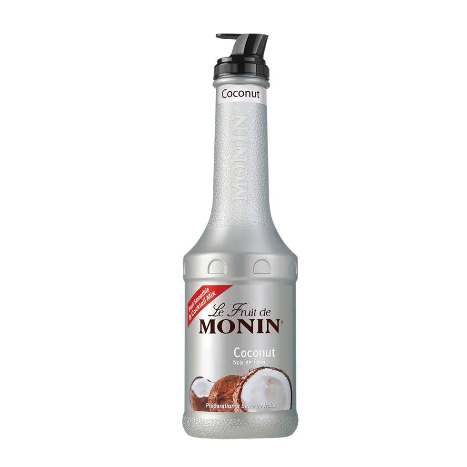 (Ready Stock)MONIN Puree Fruit Mix 1 Litre Various Flavors Strawberry Passion Fruit Peach