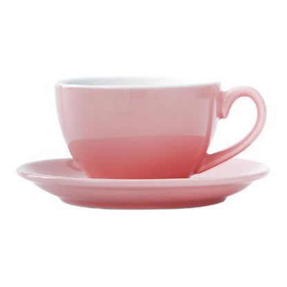 【220/250ml】Bright/Matte Surface European Style Ceramic  Coffee Cup+Saucer 220/250ml