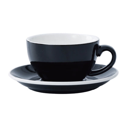 [ 300ML ]European Style Colourful Ceramic Barista Coffee Cup and Saucer -1 set