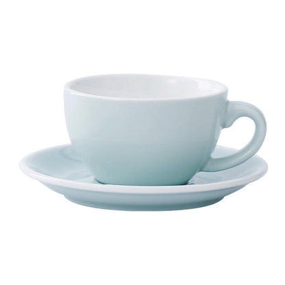 [ 300ML ]European Style Colourful Ceramic Barista Coffee Cup and Saucer -1 set