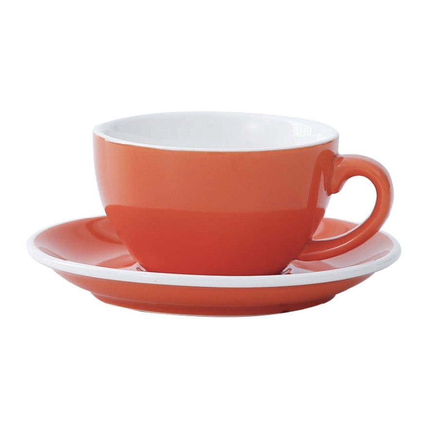 [ 300ML ]European Style Colourful Ceramic Barista Coffee Cup and Saucer -1 set