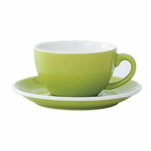 [ 300ML ]European Style Colourful Ceramic Barista Coffee Cup and Saucer -1 set