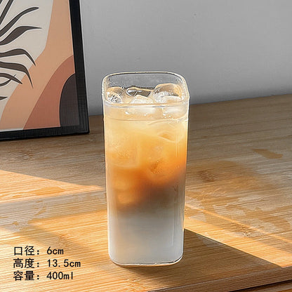 Round Shape Heat-Resistant Glass Cup