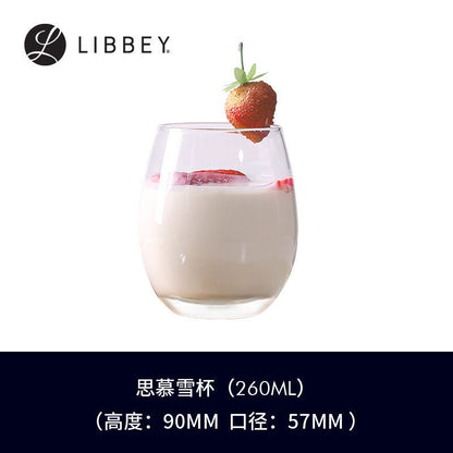 [READY STOCK] Ins Nordic Transparent Drink Glass Cup Soda Water Cup Ice Coffee Cup Juice Cup Whiskey Beer