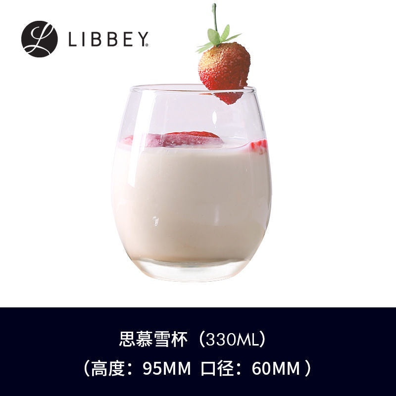 [READY STOCK] Ins Nordic Transparent Drink Glass Cup Soda Water Cup Ice Coffee Cup Juice Cup Whiskey Beer