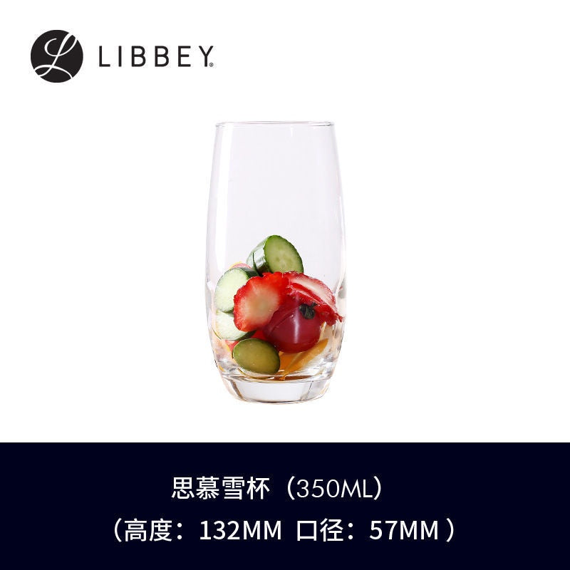 [READY STOCK] Ins Nordic Transparent Drink Glass Cup Soda Water Cup Ice Coffee Cup Juice Cup Whiskey Beer