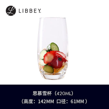 [READY STOCK] Ins Nordic Transparent Drink Glass Cup Soda Water Cup Ice Coffee Cup Juice Cup Whiskey Beer