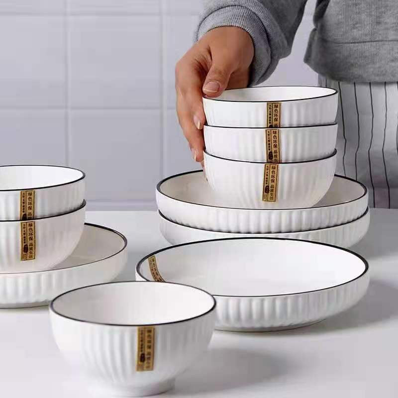 YAMADA Japanese Style Premium Ceramic Dinnerware Set