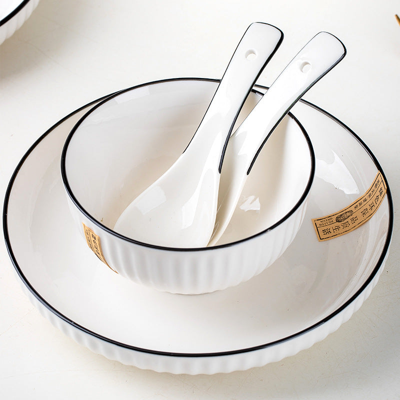 YAMADA Japanese Style Premium Ceramic Dinnerware Set