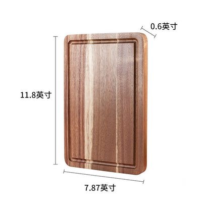 ANJU アンジュ Pizza Tray Acacia Wood Non-stick Round Rectangle Bread Plate Steak Plate Cutting Board Cheese Cutting Fruit