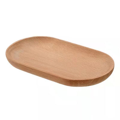 ANJU アンジュ Pizza Tray Solid Wood Non-stick Round Rectangle Bread Plate Steak Plate Cutting Board Cheese Cutting Fruit