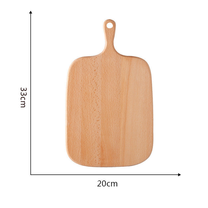 ANJU アンジュ Pizza Tray Solid Wood Non-stick Round Rectangle Bread Plate Steak Plate Cutting Board Cheese Cutting Fruit