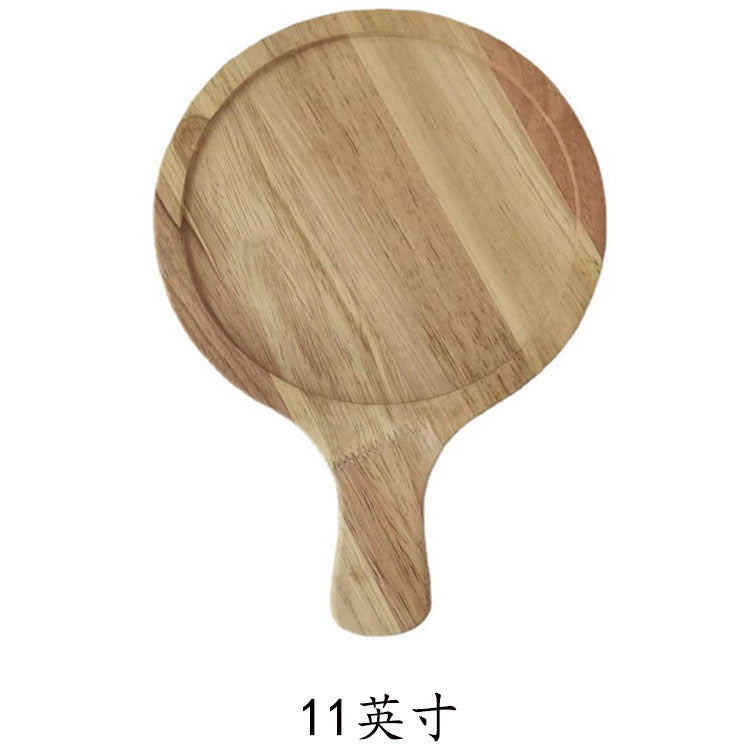 ANJU アンジュ Pizza Tray Solid Wood Non-stick Round Rectangle Bread Plate Steak Plate Cutting Board Cheese Cutting Fruit