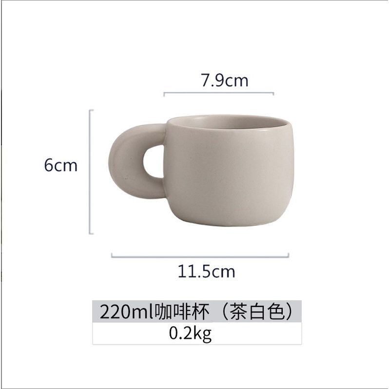 Korean Vibe Coffee mug cawan kopi coffee cup ceramic 咖啡杯