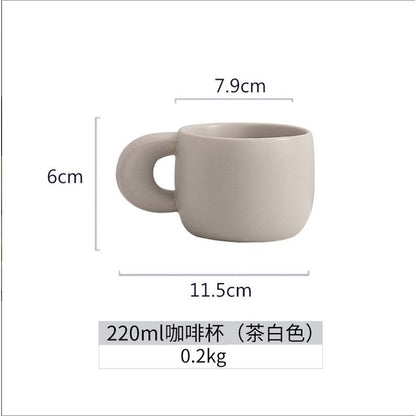 Korean Vibe Coffee mug cawan kopi coffee cup ceramic 咖啡杯