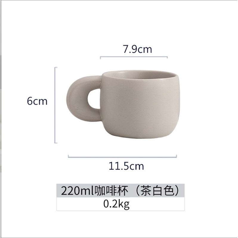 Korean Vibe Coffee mug cawan kopi coffee cup ceramic 咖啡杯