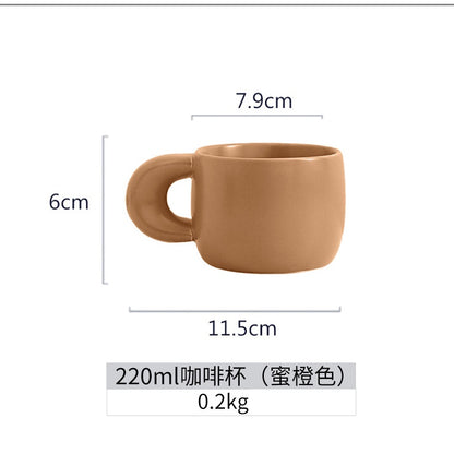 Korean Vibe Coffee mug cawan kopi coffee cup ceramic 咖啡杯