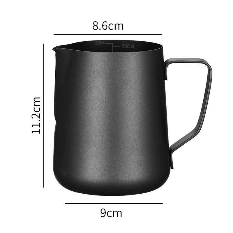 (Ready Stock)Coffee Espresso Milk Frothing Pitcher Jug Stainless Steel Teflon Rainbow 350ml |550ml| 600ml