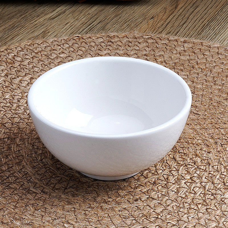 5STAR WHITE CERAMIC PORCELAIN RICE BOWL SOUP BOWL NOODLE BOWL SALAD BOWL DESSERT BOWL MANGKUK