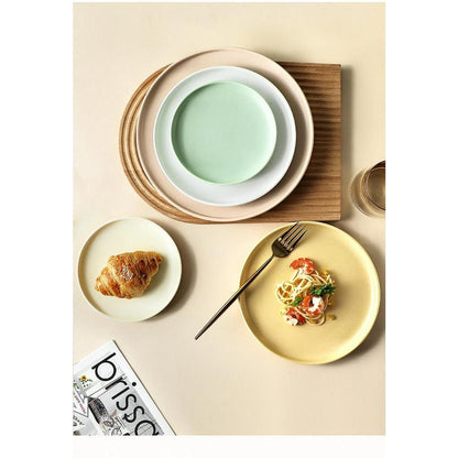 ANJU アンジュceramic tableware plate pinggan dessert plate dinner plate breakfast plate western plate pizza【🔥 Ready Stock🔥】