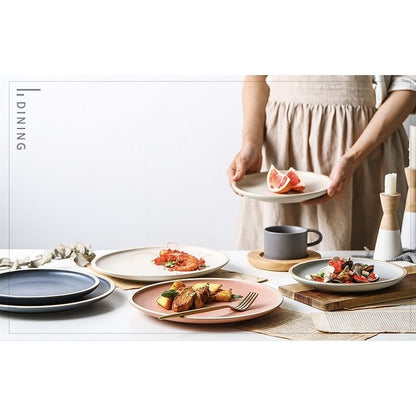 ANJU アンジュNordic Style ceramic tableware plate pinggan dessert plate dinner plate breakfast plate western plate pizza