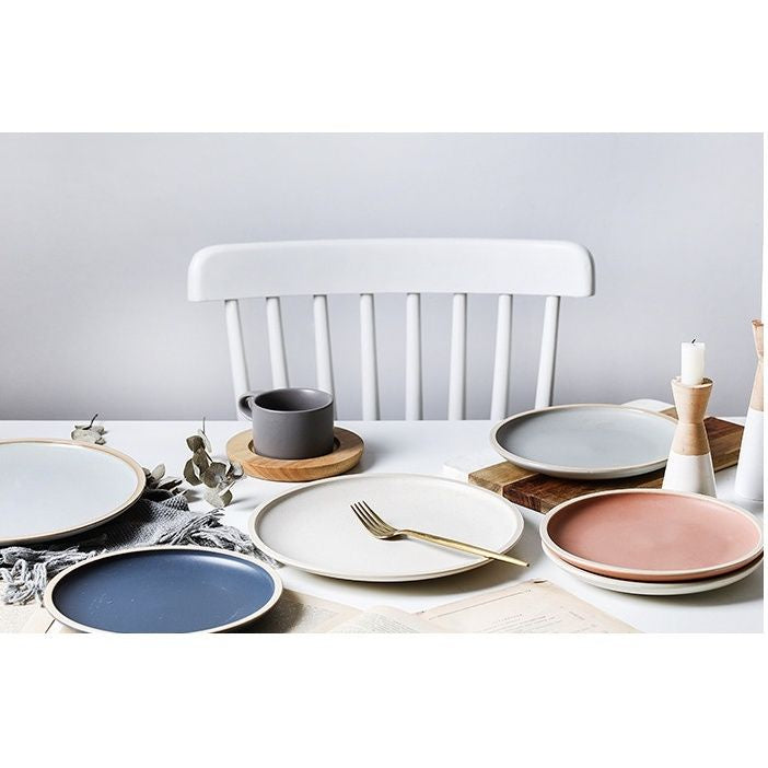 ANJU アンジュNordic Style ceramic tableware plate pinggan dessert plate dinner plate breakfast plate western plate pizza