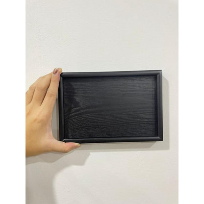 ANJU アンジュ Tray Rectangular Bamboo Handmade Serving Tray Home Decorative Tray Food Tray Coffee Tea Serving Tray Fruit
