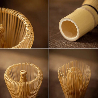 1PC Bamboo Chasen Japanese Matcha Whisk Brush Tool For Green Tea Powder
