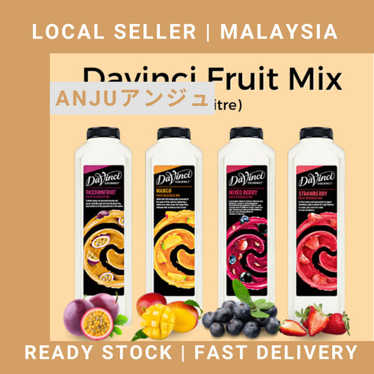 (Ready Stock) DaVinci Gourmet Fruit Mixes & Concentrates Various Flavour Sauce 1L