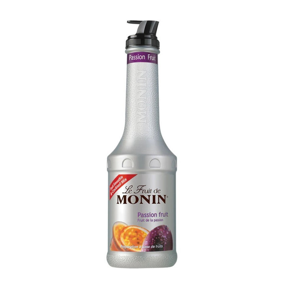 (Ready Stock)MONIN Puree Fruit Mix 1 Litre Various Flavors Strawberry Passion Fruit Peach