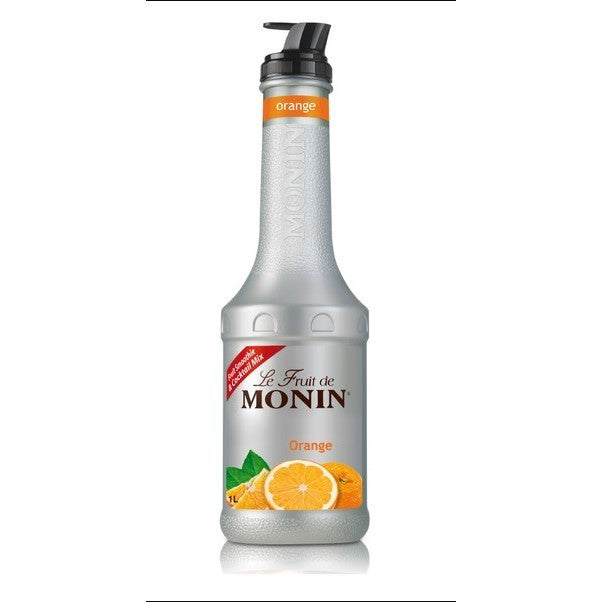 (Ready Stock)MONIN Puree Fruit Mix 1 Litre Various Flavors Strawberry Passion Fruit Peach