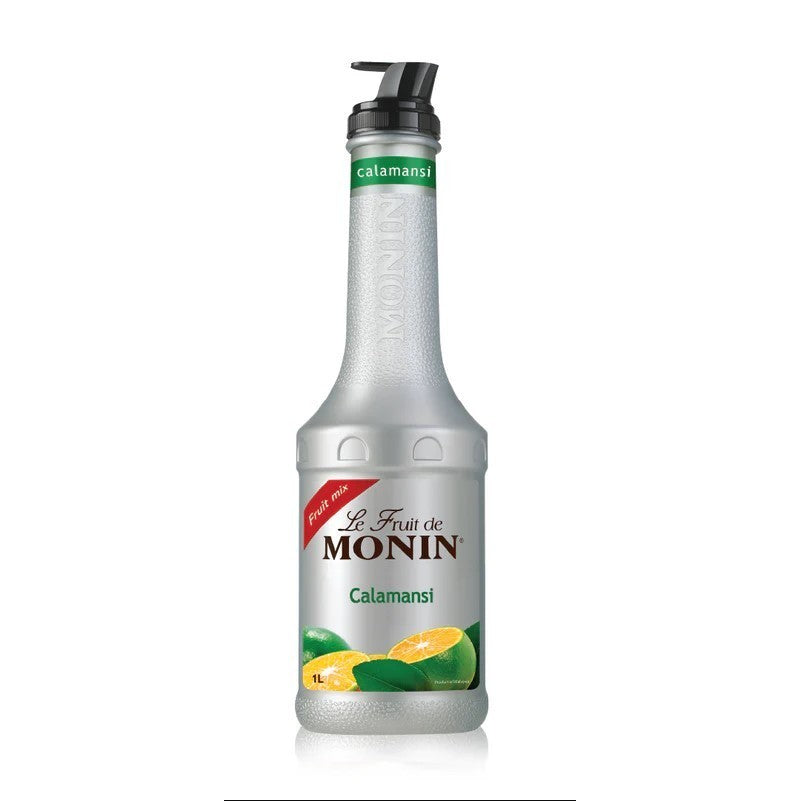 (Ready Stock)MONIN Puree Fruit Mix 1 Litre Various Flavors Strawberry Passion Fruit Peach