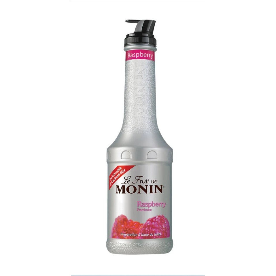 (Ready Stock)MONIN Puree Fruit Mix 1 Litre Various Flavors Strawberry Passion Fruit Peach